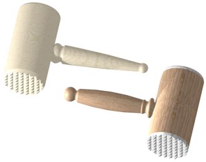 wooden meat tenderiser