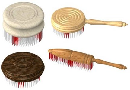 wooden Cloth brush